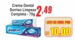 Serrano Supermercado Creme Dental Sorriso Limpeza Completa oferta