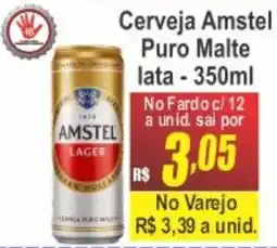 Serrano Supermercado Cerveja Amstel Puro Malte oferta