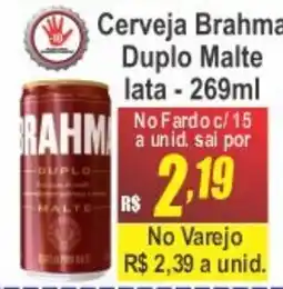 Serrano Supermercado Cerveja brahma duplo malte oferta