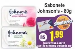 Serrano Supermercado Sabonete johnson's oferta