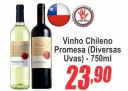 Serrano Supermercado Vinho Chileno Promesa (Diversas Uvas) oferta