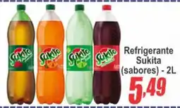 Serrano Supermercado Refrigerante Sukita (sabores) oferta