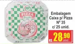 Serrano Supermercado Embalagem Caixa p/ Pizza oferta