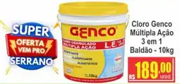 Serrano Supermercado Cloro genco múltipla ação oferta