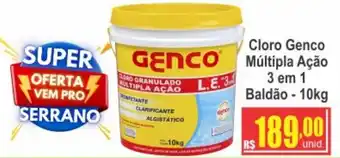 Serrano Supermercado Cloro genco múltipla ação oferta