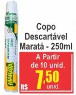 Serrano Supermercado Copo Descartável Maratá oferta