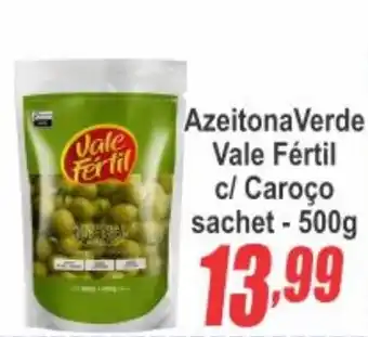 Azeitona verde vale fértil c/ caroço