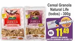 Serrano Supermercado Cereal Granola Natural Life oferta