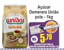 Serrano Supermercado Açúcar Demerara União oferta