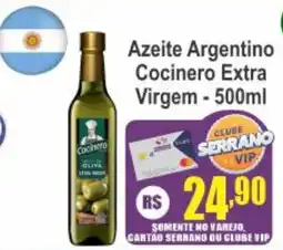 Serrano Supermercado Azeite Argentino Cocinero Extra Virgem oferta