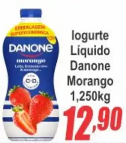 Serrano Supermercado logurte líquido danone morango oferta