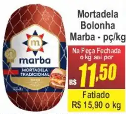 Serrano Supermercado Mortadela Bolonha Marba oferta