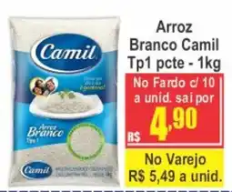 Serrano Supermercado Arroz Branco Camil oferta
