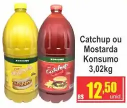 Serrano Supermercado Catchup ou Mostarda Konsumo oferta