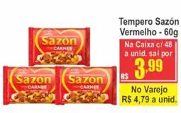 Serrano Supermercado Tempero sazón vermelho oferta