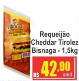 Serrano Supermercado Requeijão cheddar tirolez bisnaga oferta
