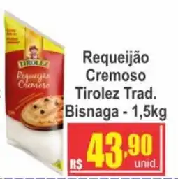 Serrano Supermercado Requeijão Cremoso Tirolez Trad. oferta