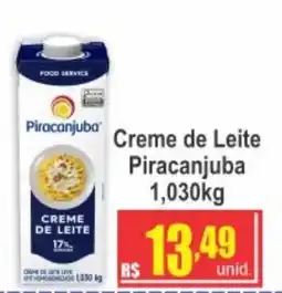 Serrano Supermercado Creme de Leite Piracanjuba oferta