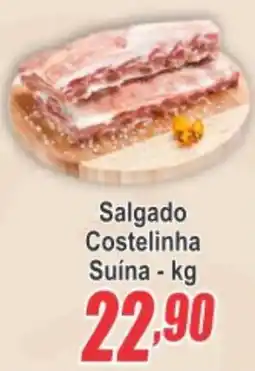 Serrano Supermercado Salgado Costelinha Suína - kg oferta