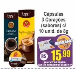 Serrano Supermercado Cápsulas 3 Corações oferta
