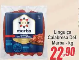Serrano Supermercado Linguiça Calabresa Def. Marba oferta