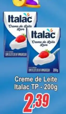 Serrano Supermercado Creme de Leite Italac TP oferta
