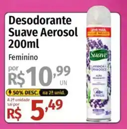 Supermercado Dalben Desodorante Suave Aerosol Feminino oferta