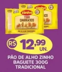 Supermercados Correia pão de alho zinho baguete tradicional oferta