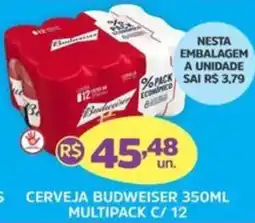 Supermercados Correia Cerveja budweiser oferta