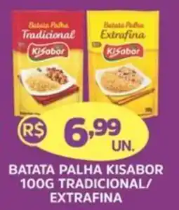 Supermercados Correia batata palha kisabor 100g tradicional/ extrafina oferta
