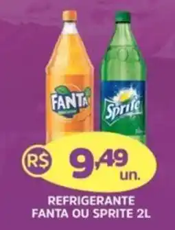 Supermercados Correia refrigerante fanta ou sprite 2l oferta