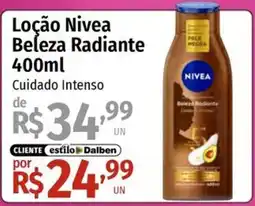 Supermercado Dalben Loção nivea beleza radiante oferta