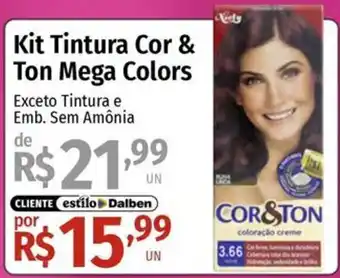 Supermercado Dalben Kit Tintura Cor & Ton Mega Colors oferta