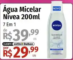 Supermercado Dalben Água micelar nivea oferta