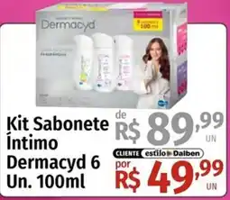 Supermercado Dalben Kit Sabonete Íntimo Dermacyd 6 oferta
