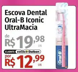 Supermercado Dalben Escova Dental Oral-B Iconic UltraMacia oferta