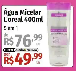 Supermercado Dalben Água micelar l'oreal oferta