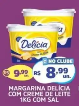 Supermercados Correia Margarina delícia com creme de leite oferta