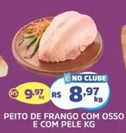 Supermercados Correia Peito de frango com osso e com pele kg oferta