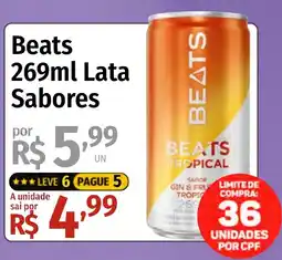 Supermercado Dalben Beats sabores oferta