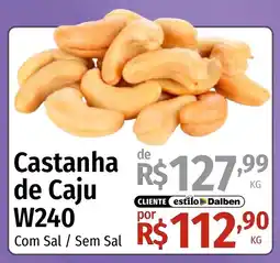 Supermercado Dalben Castanha de Caju W240 oferta