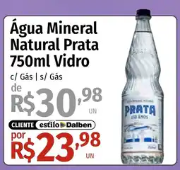 Supermercado Dalben Água Mineral Natural Prata Vidro oferta