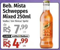 Supermercado Dalben Beb. Mista Schweppes Mixed oferta