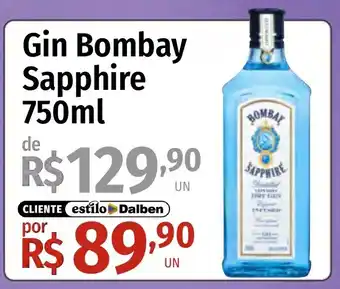 Supermercado Dalben Gin Bombay Sapphire oferta