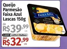 Supermercado Dalben Queijo Parmesão Faixa Azul Lascas oferta