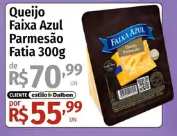 Supermercado Dalben Queijo Faixa Azul Parmesão Fatia oferta