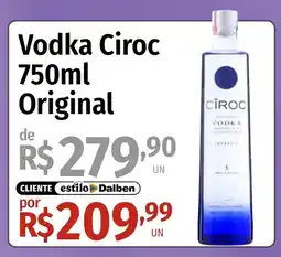 Supermercado Dalben Vodka Ciroc Original oferta