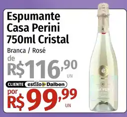 Supermercado Dalben Espumante casa perini cristal branca / rosé oferta