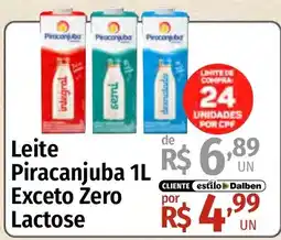 Supermercado Dalben Leite Piracanjuba 1L Exceto Zero Lactose oferta