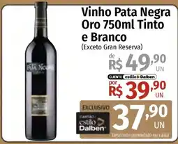 Supermercado Dalben Vinho Pata Negra Oro 750ml Tinto e Branco oferta